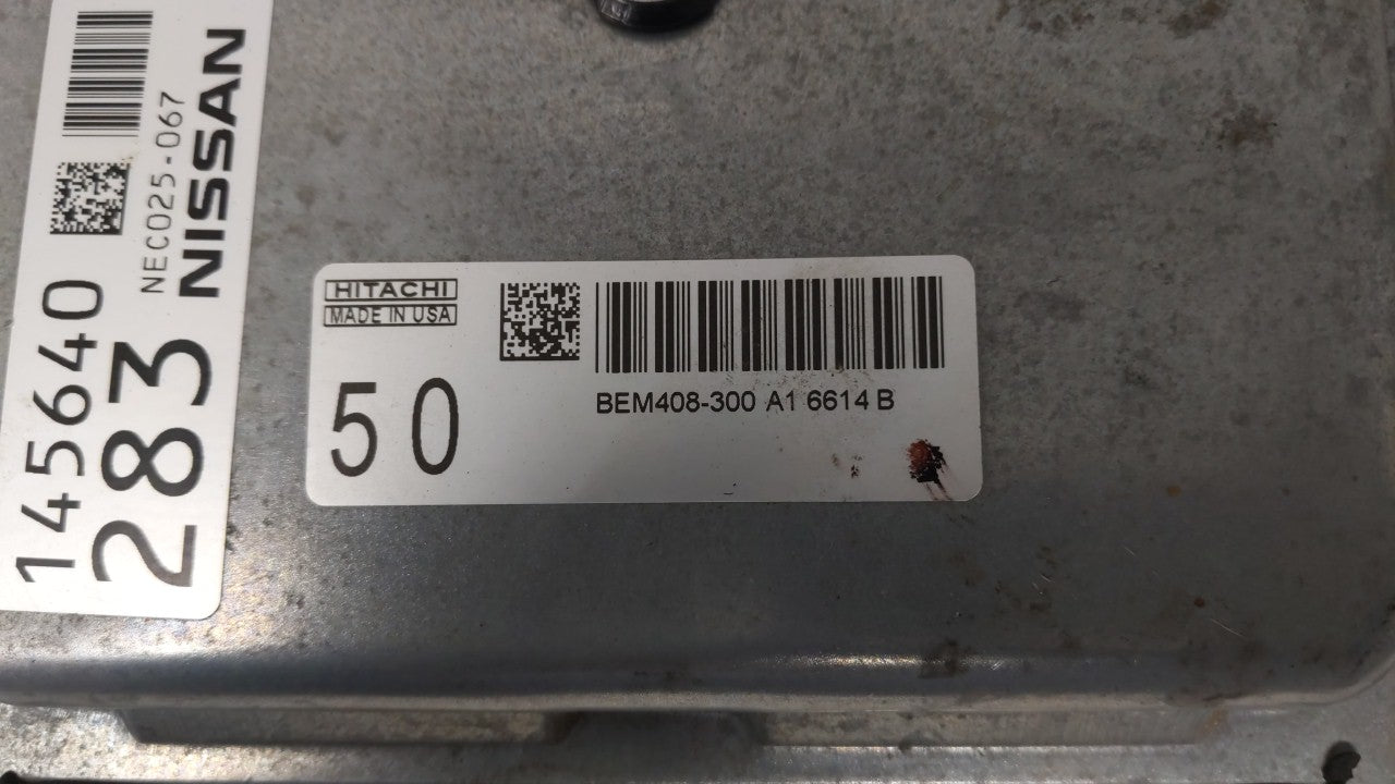 2016-2017 Nissan Altima PCM Engine Control Computer ECU ECM PCU OEM P/N:BEM408-300 A1 NEC022-051, NEC024-008 Fits Fits 2016 