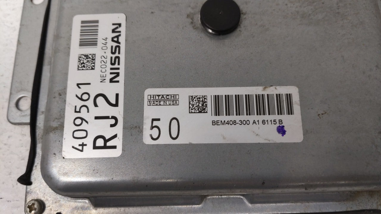 2016-2017 Nissan Altima PCM Engine Control Computer ECU ECM PCU OEM P/N:BEM408-300 A1 NEC022-051, NEC024-008 Fits Fits 2016 