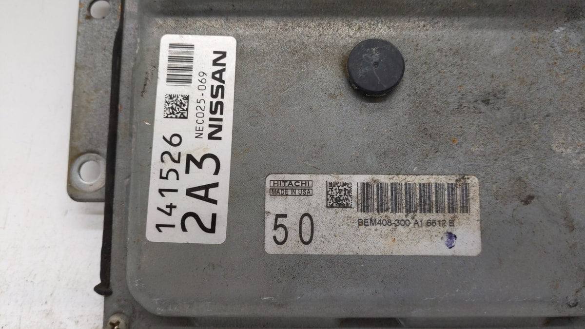 2016-2017 Nissan Altima PCM Engine Control Computer ECU ECM PCU OEM P/N:BEM408-300 A1 NEC022-051, NEC024-008 Fits 2016 2017 