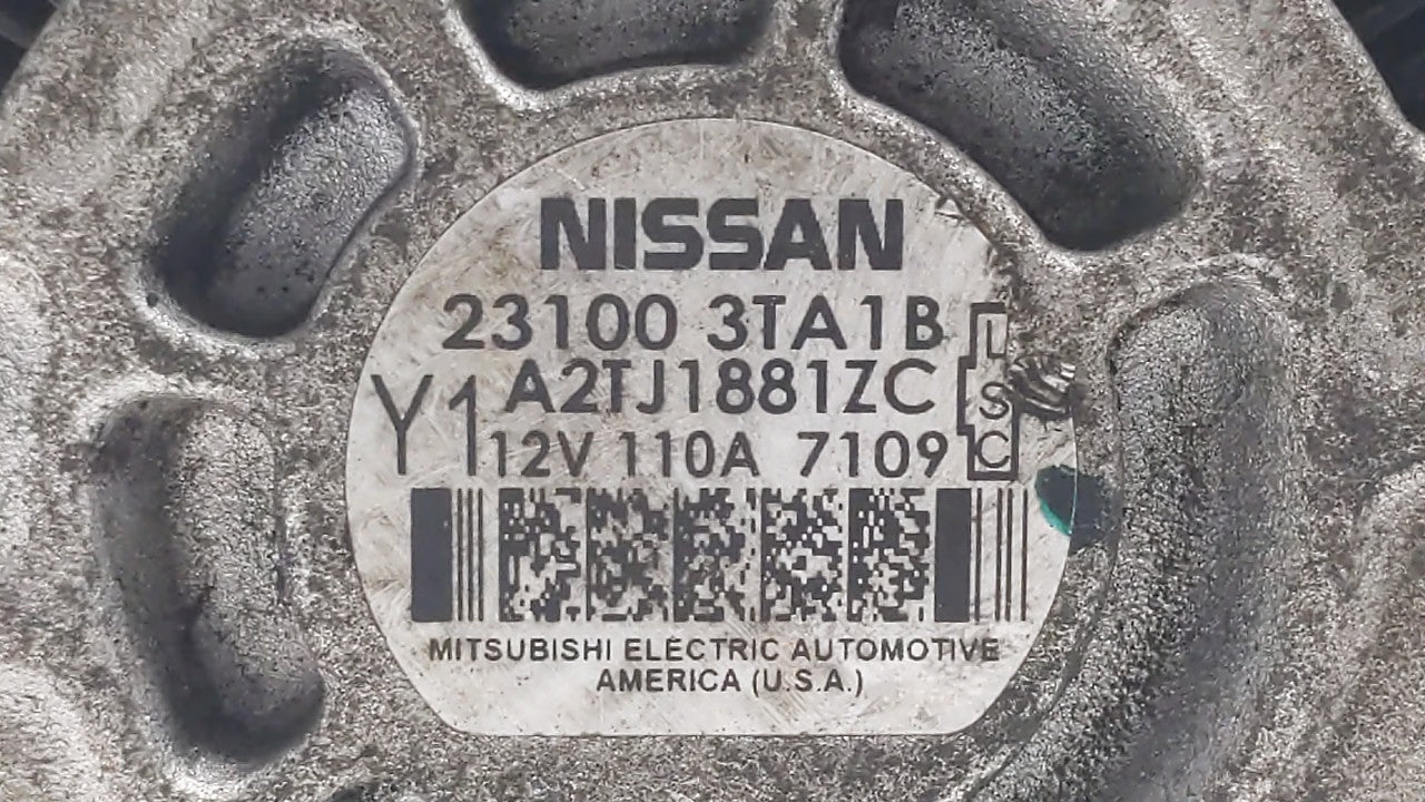 2013-2017 Nissan Altima Alternator Replacement Generator Charging Assembly Engine OEM P/N:23100 3TA1A 23100 3TA1B Fits OEM U
