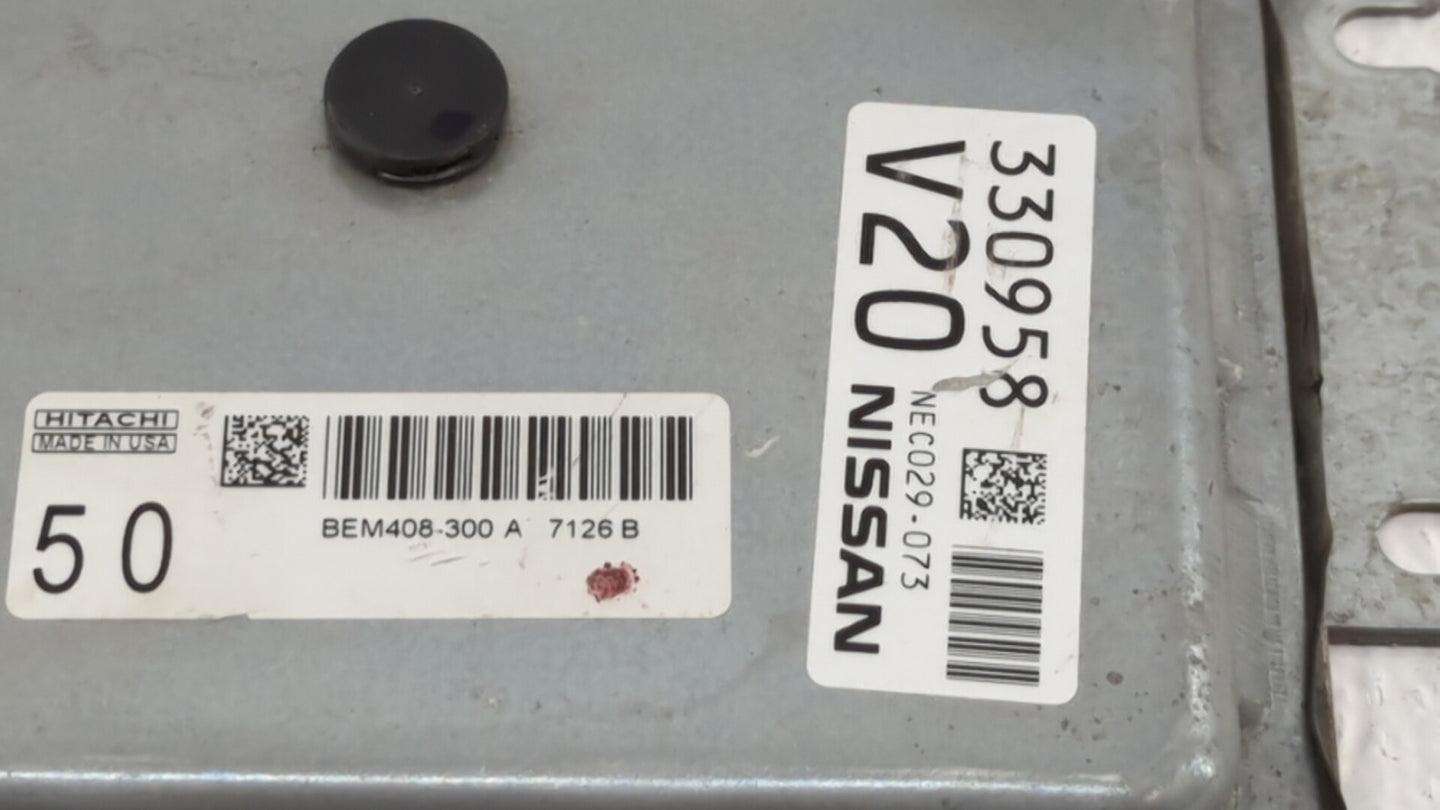 2016-2017 Nissan Altima PCM Engine Control Computer ECU ECM PCU OEM P/N:BEM408-300 A3 BEM408-300 A1 Fits Fits 2016 2017 OEM 