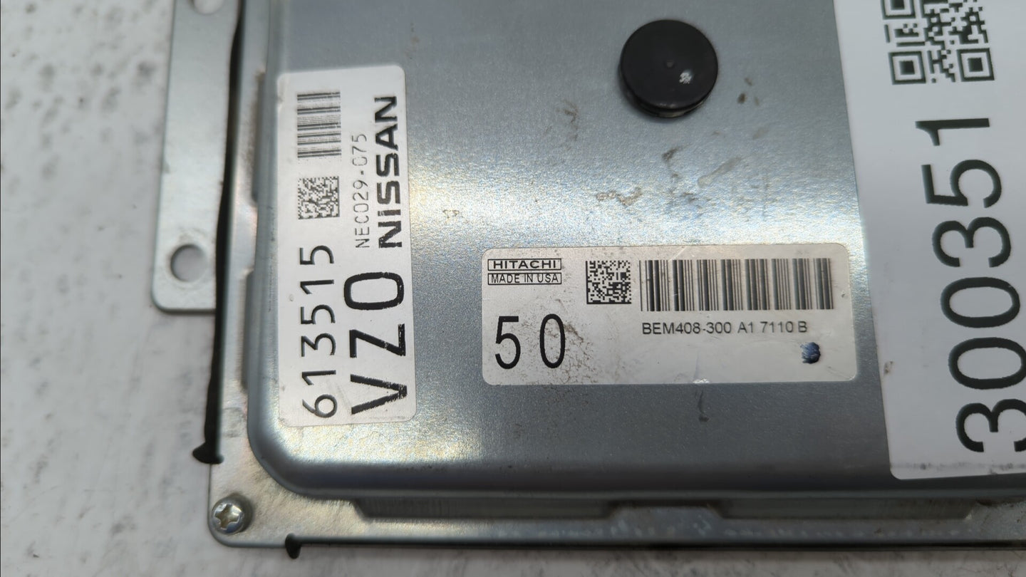 2016-2017 Nissan Altima PCM Engine Control Computer ECU ECM PCU OEM P/N:BEM408-300 A3 BEM408-300 A1 Fits Fits 2016 2017 OEM 