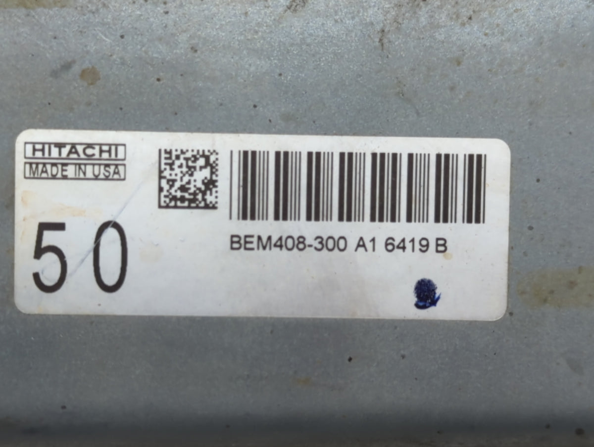 2016-2017 Nissan Altima PCM Engine Control Computer ECU ECM PCU OEM P/N:BEM408-300 A3 BEM408-300 A1 Fits 2016 2017 OEM Used 