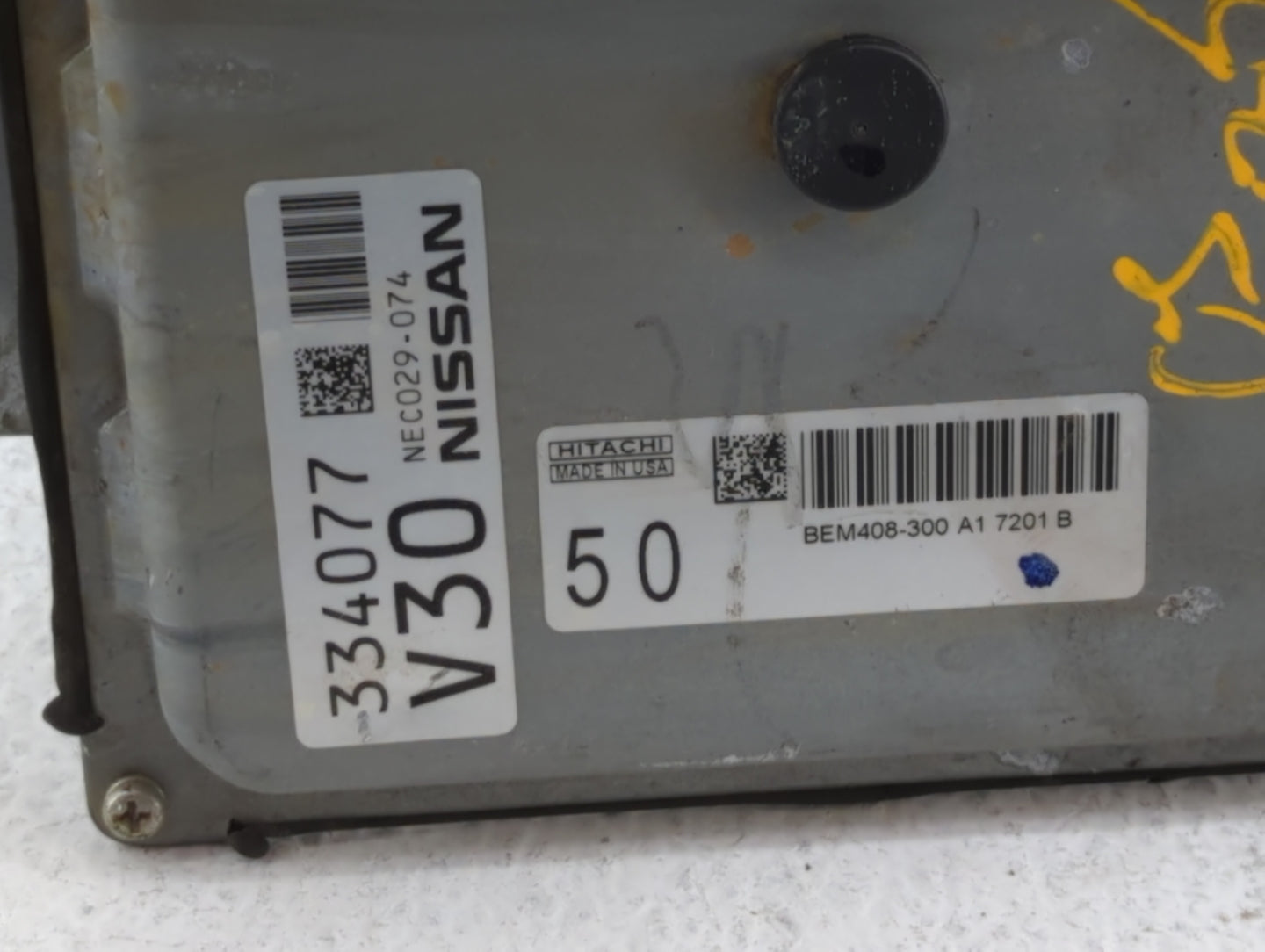 2016-2017 Nissan Altima PCM Engine Control Computer ECU ECM PCU OEM P/N:NEC029-074 BEM408-300 A3 Fits Fits 2016 2017 OEM Use
