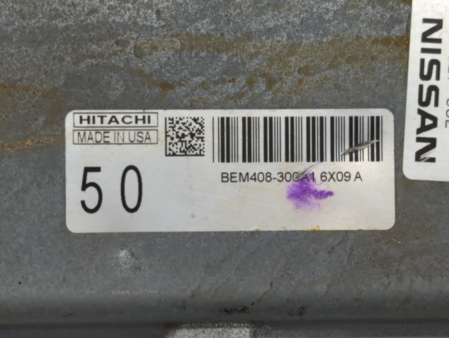 2016-2017 Nissan Altima PCM Engine Control Computer ECU ECM PCU OEM P/N:BEM408-300 A3 BEM408-300 A1 Fits Fits 2016 2017 OEM 