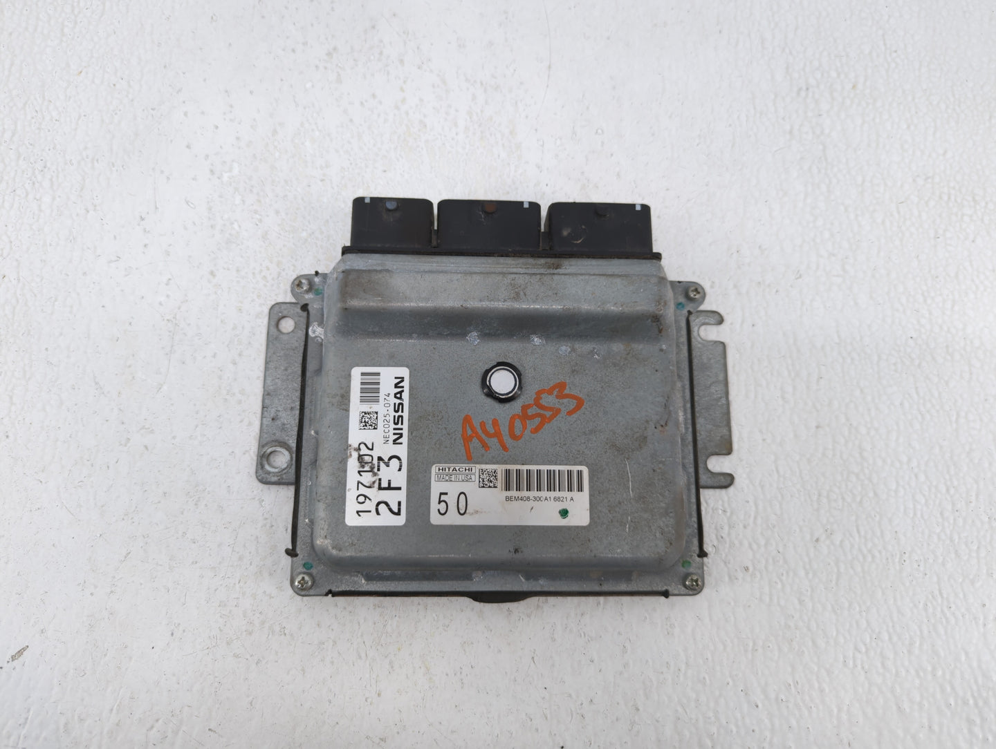 2016-2017 Nissan Altima PCM Engine Control Computer ECU ECM PCU OEM P/N:NEC014-087 BEM408-300 A3 Fits Fits 2016 2017 OEM Use