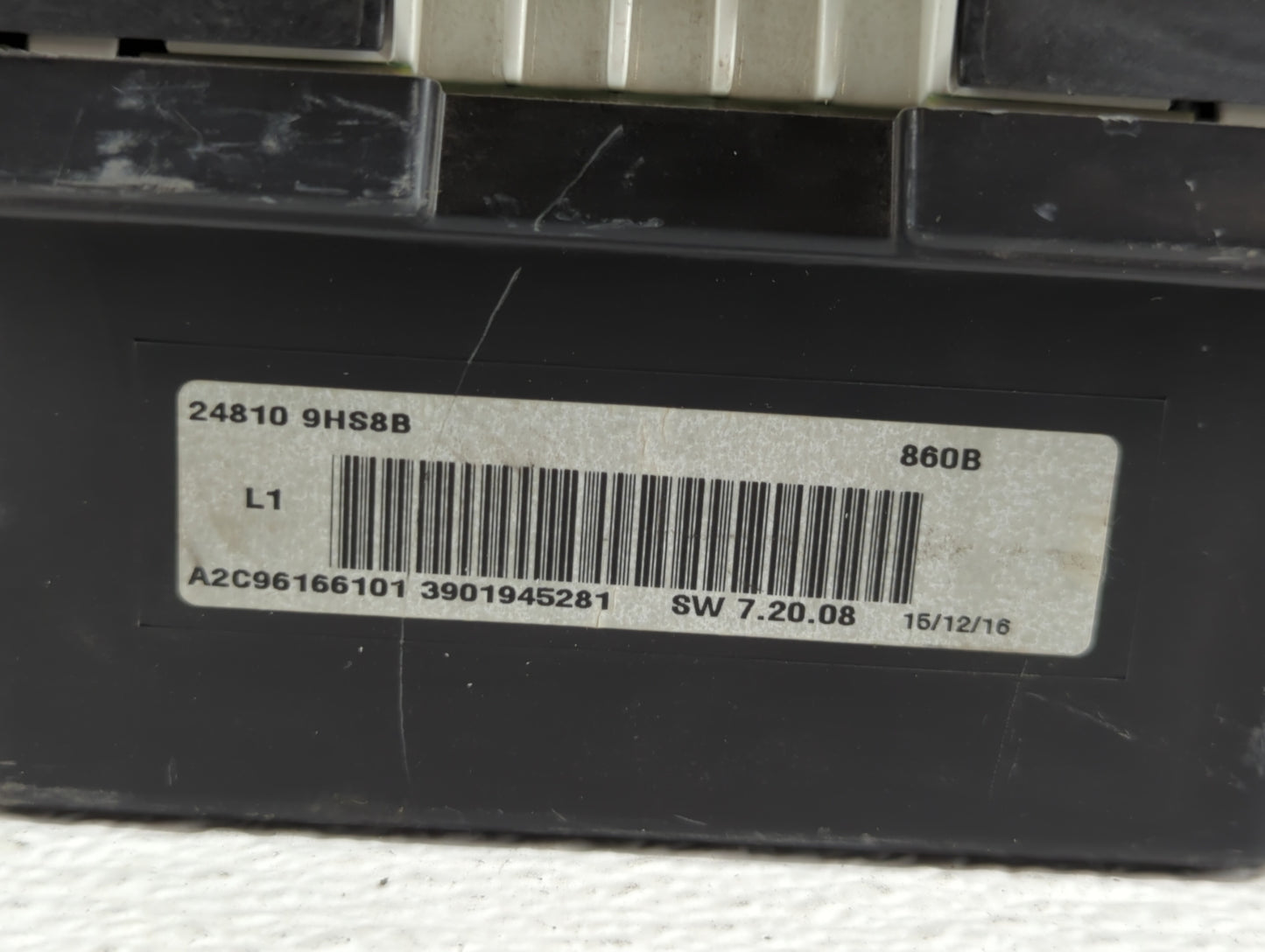 2017 Nissan Altima Instrument Cluster Speedometer Gauges P/N:A2C96166101 24810 9HT8A Fits OEM Used Auto Parts - Oemusedautop