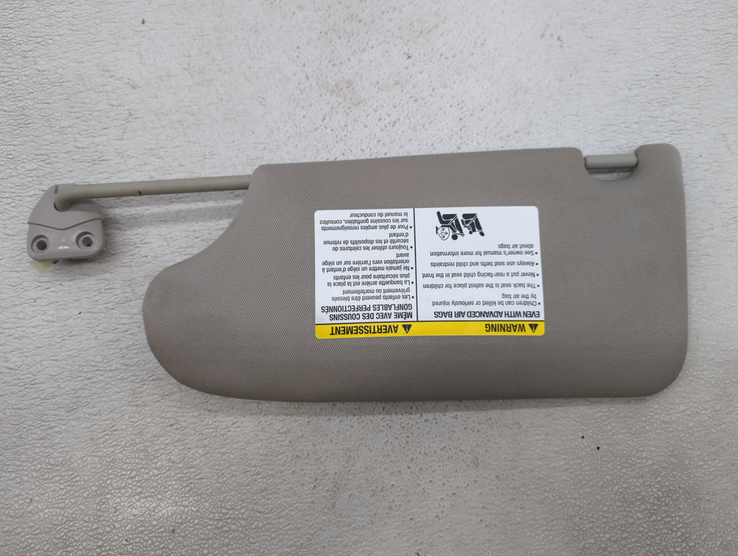 2013-2018 Nissan Altima Sun Visor Shade Replacement Passenger Right Mirror Fits Fits 2013 2014 2015 2016 2017 2018 OEM Used 