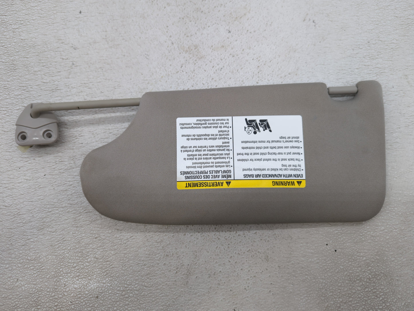 2013-2018 Nissan Altima Sun Visor Shade Replacement Passenger Right Mirror Fits Fits 2013 2014 2015 2016 2017 2018 OEM Used 