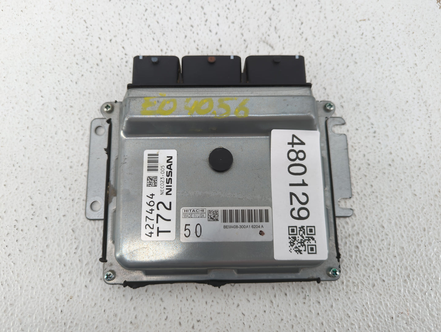2016-2017 Nissan Altima PCM Engine Control Computer ECU ECM PCU OEM P/N:NEC029-075 NEC023-008, BEM408-300 A3 Fits Fits 2016 