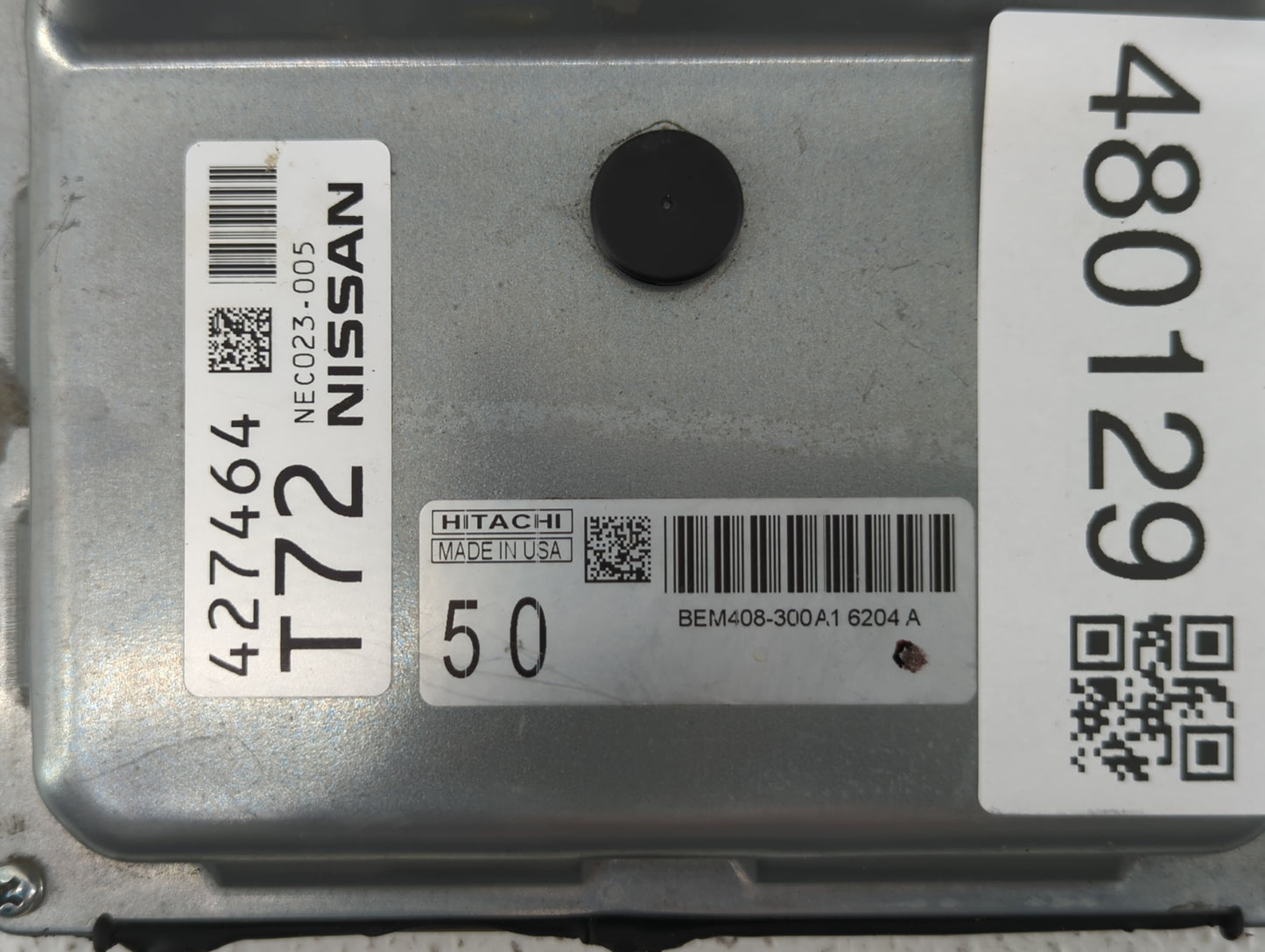 2016-2017 Nissan Altima PCM Engine Control Computer ECU ECM PCU OEM P/N:NEC029-075 NEC023-008, BEM408-300 A3 Fits Fits 2016 