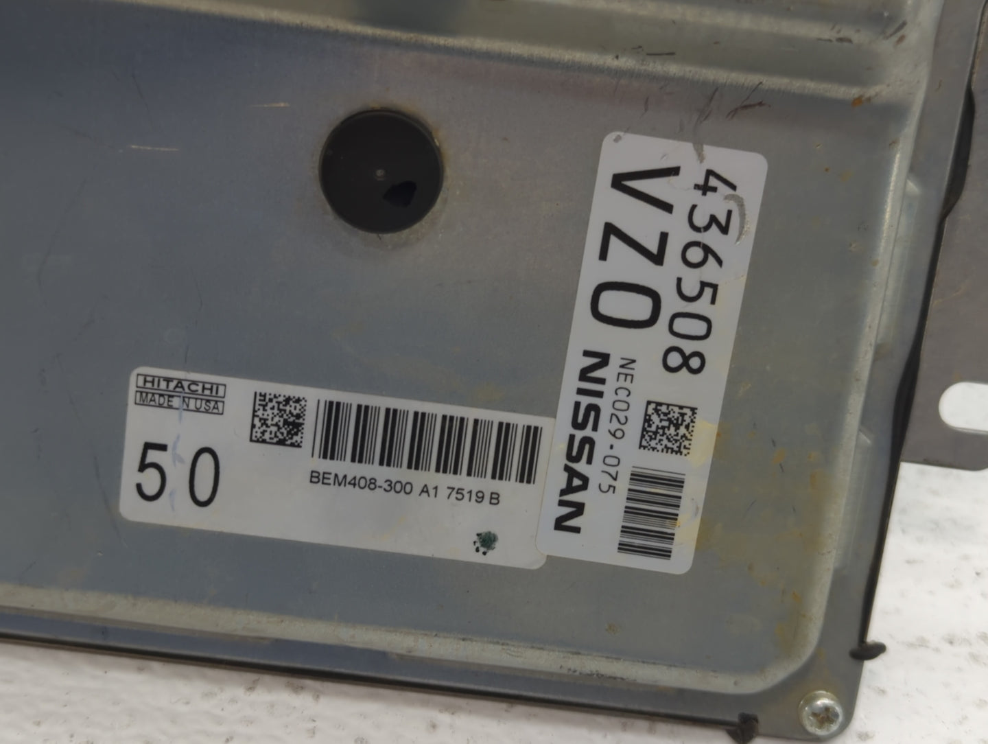 2016-2017 Nissan Altima PCM Engine Control Computer ECU ECM PCU OEM P/N:BEM408-300 A1 NEC029-073, NEC029-074 Fits Fits 2016 