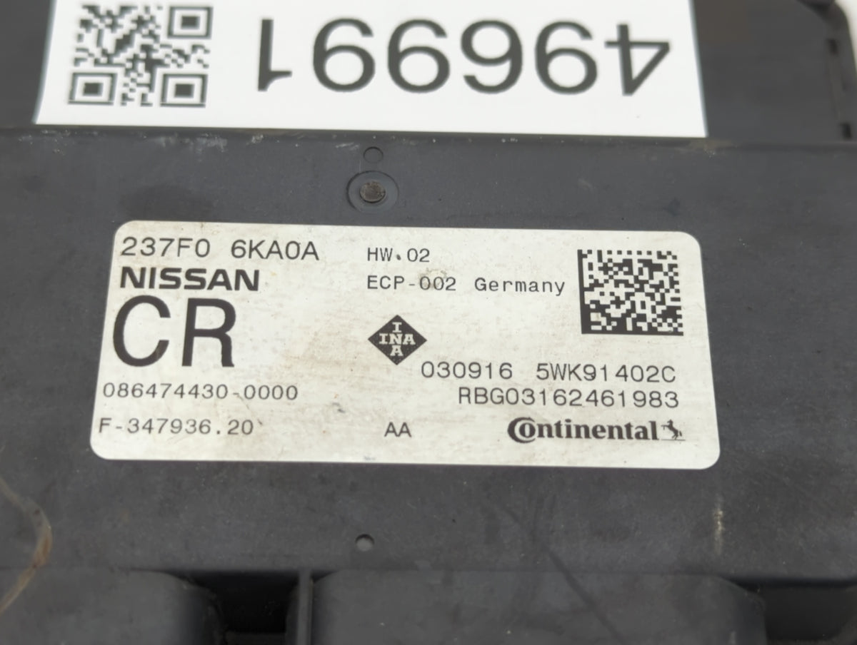 2017 Nissan Altima PCM Engine Control Computer ECU ECM PCU OEM P/N:237F0 6KA0A 310F6 BV91A, BEA23-110N A1 OEM Used Auto Part