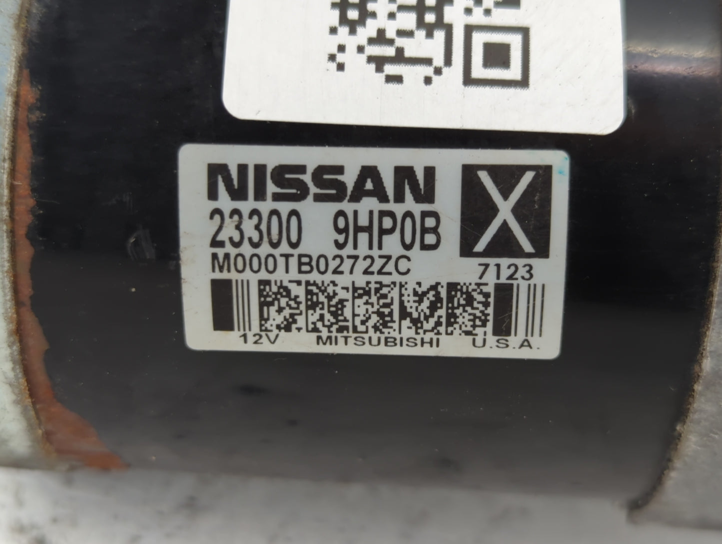 2015-2018 Nissan Altima Car Starter Motor Solenoid OEM P/N:23300 9HP0B Fits Fits 2015 2016 2017 2018 2019 2020 2021 2022 OEM