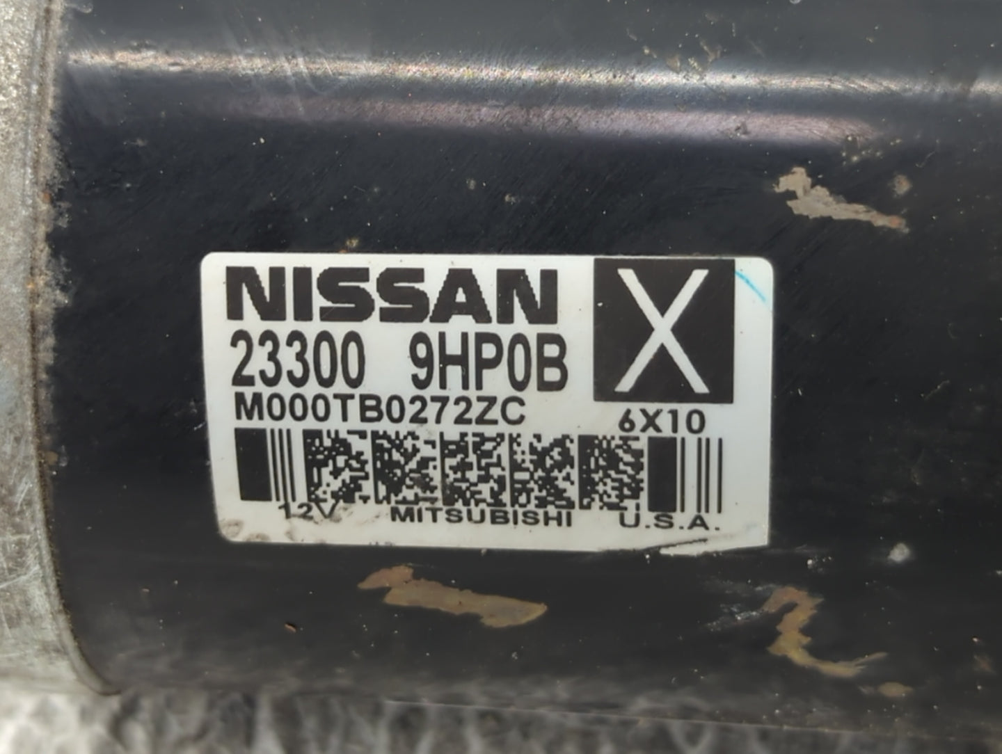 2015-2018 Nissan Altima Car Starter Motor Solenoid OEM P/N:M000TB0272ZC 23300 9HP0B Fits OEM Used Auto Parts - Oemusedautopa