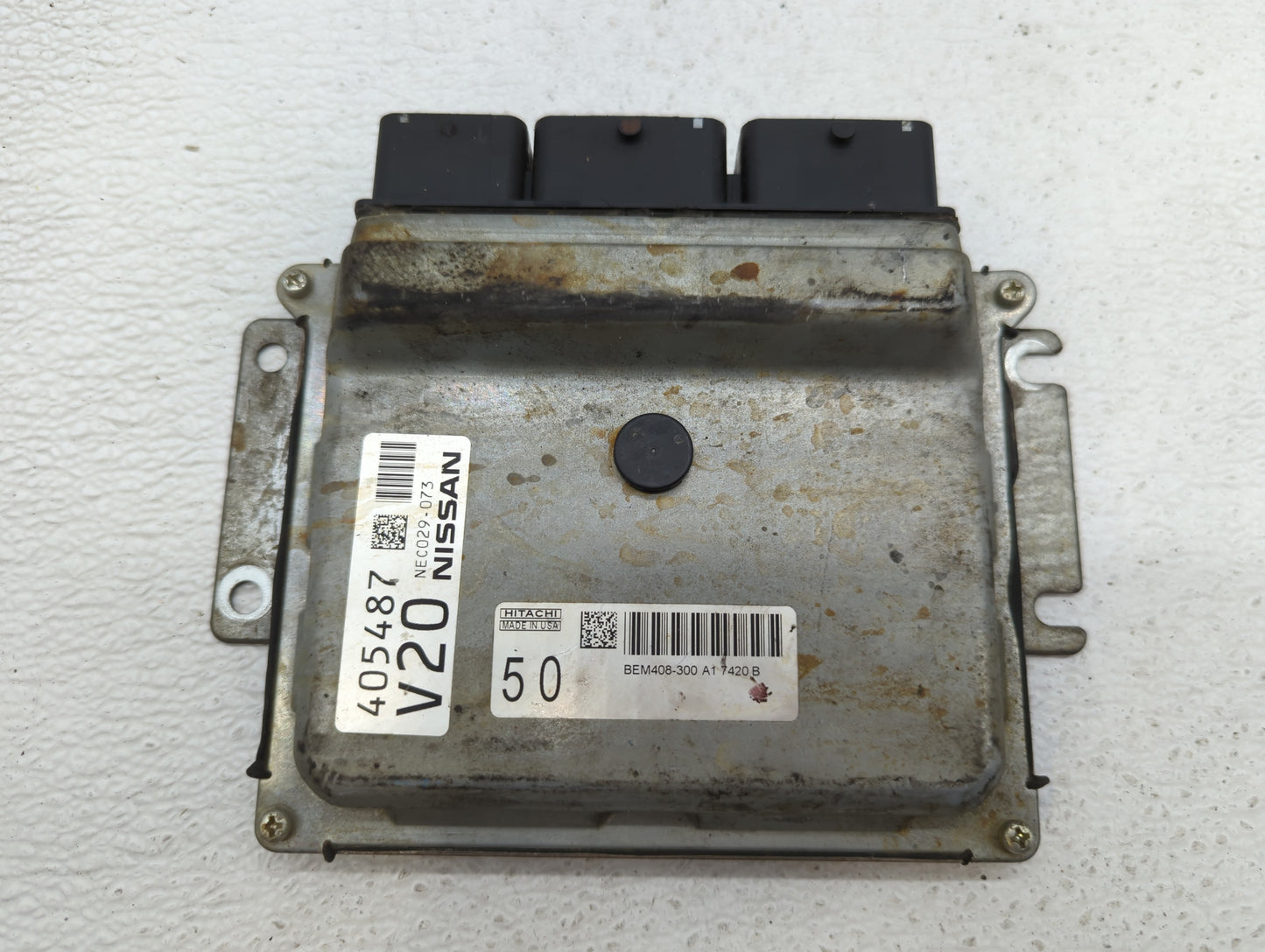 2016-2017 Nissan Altima PCM Engine Control Computer ECU ECM PCU OEM P/N:NEC029-073 Fits Fits 2016 2017 OEM Used Auto Parts -