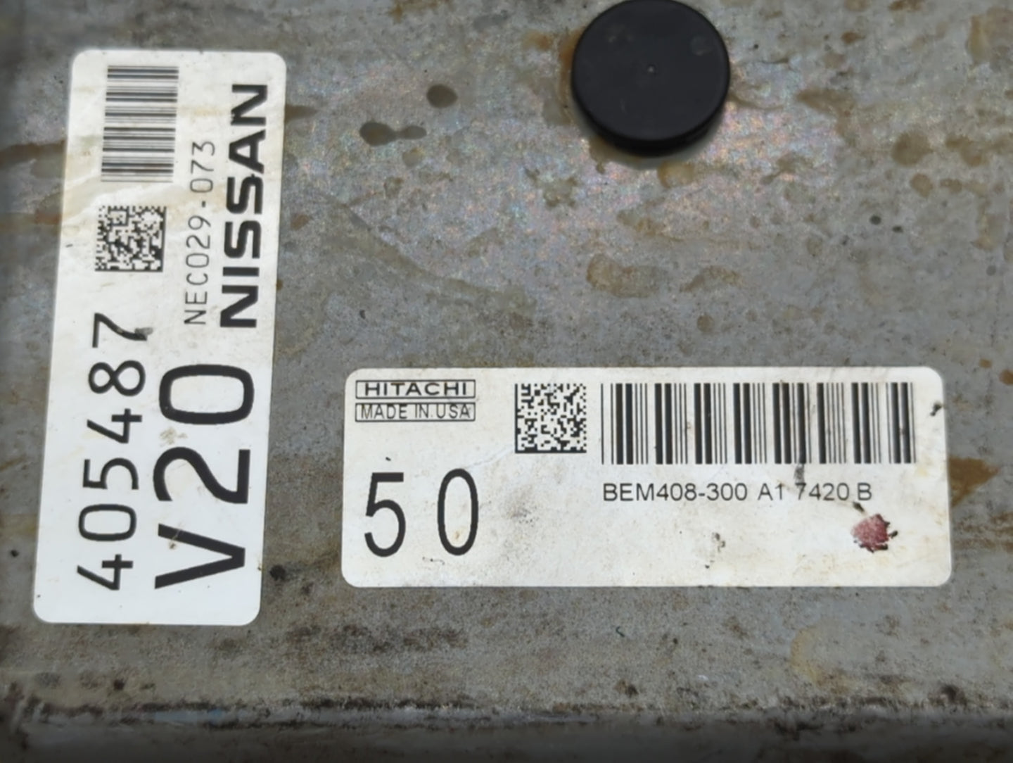 2016-2017 Nissan Altima PCM Engine Control Computer ECU ECM PCU OEM P/N:NEC029-073 Fits Fits 2016 2017 OEM Used Auto Parts -