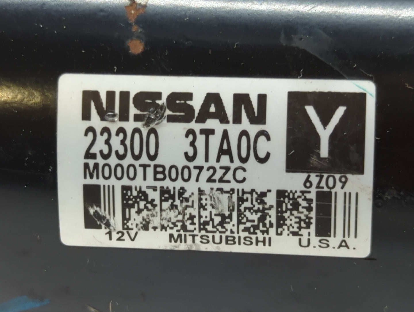 2013-2018 Nissan Altima Car Starter Motor Solenoid OEM P/N:23300 3TA0C Fits Fits 2013 2014 2015 2016 2017 2018 OEM Used Auto