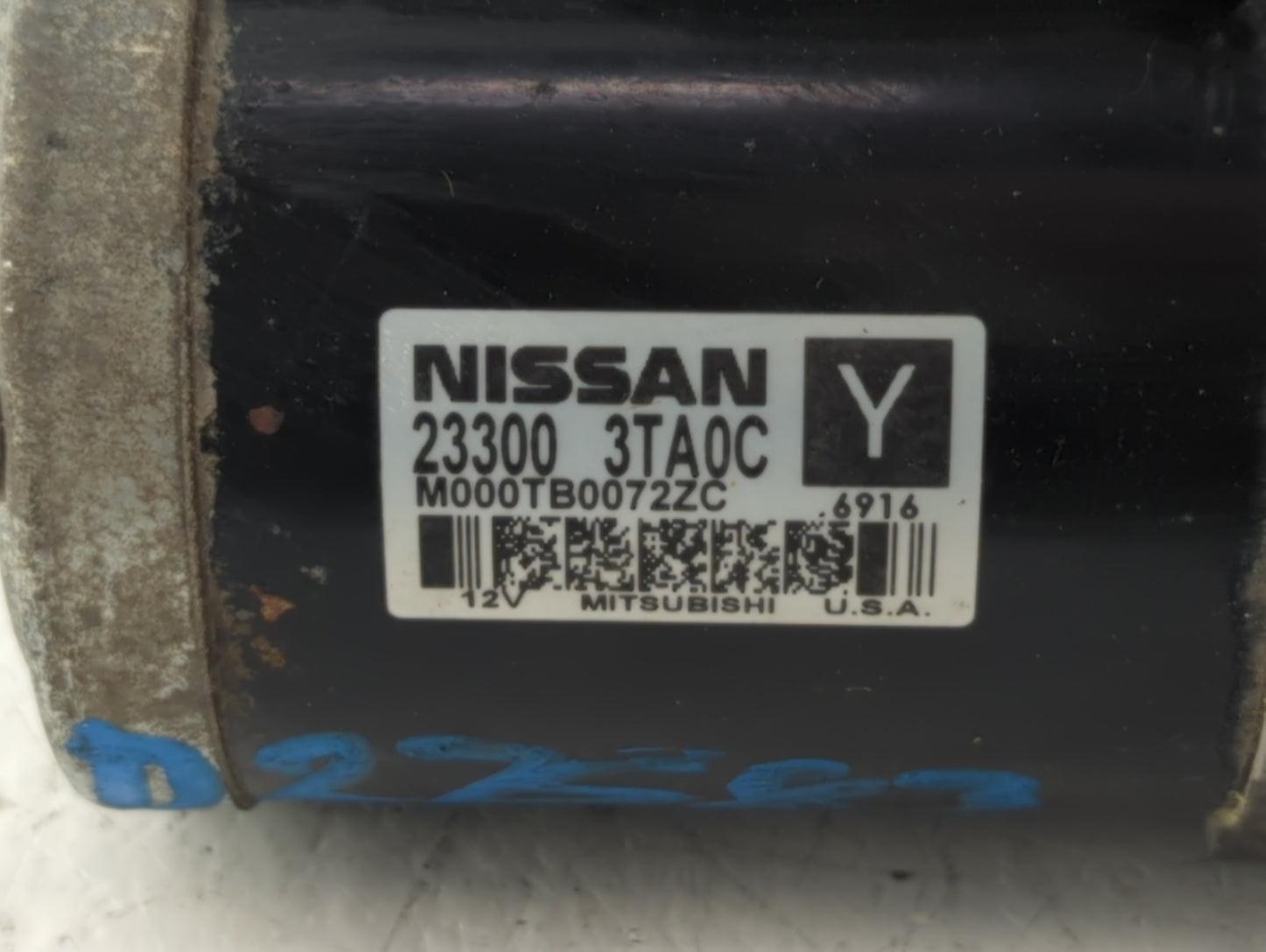 2013-2018 Nissan Altima Car Starter Motor Solenoid OEM P/N:23300 3TA0C Fits Fits 2013 2014 2015 2016 2017 2018 OEM Used Auto