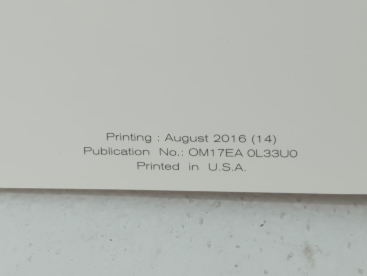 2017 Nissan Altima Owners Manual Book Guide P/N:OM17EA 0L33U0 OEM Used Auto Parts - Oemusedautoparts1.com