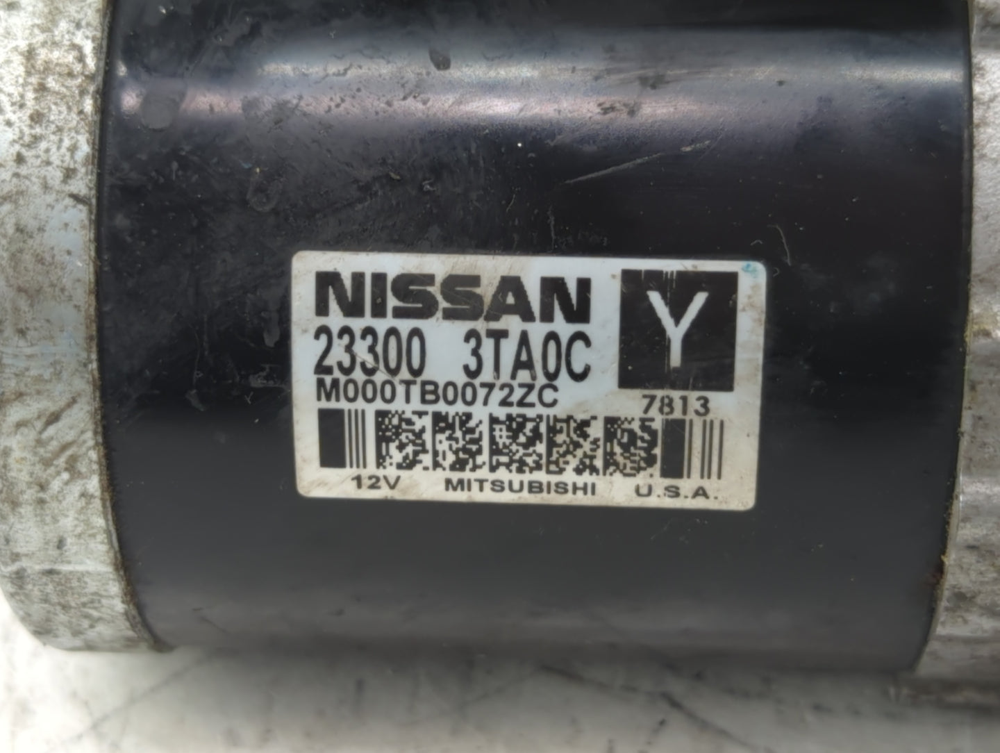 2013-2018 Nissan Altima Car Starter Motor Solenoid OEM P/N:M000TB0072ZC 23300 3TA0C Fits Fits 2013 2014 2015 2016 2017 2018 