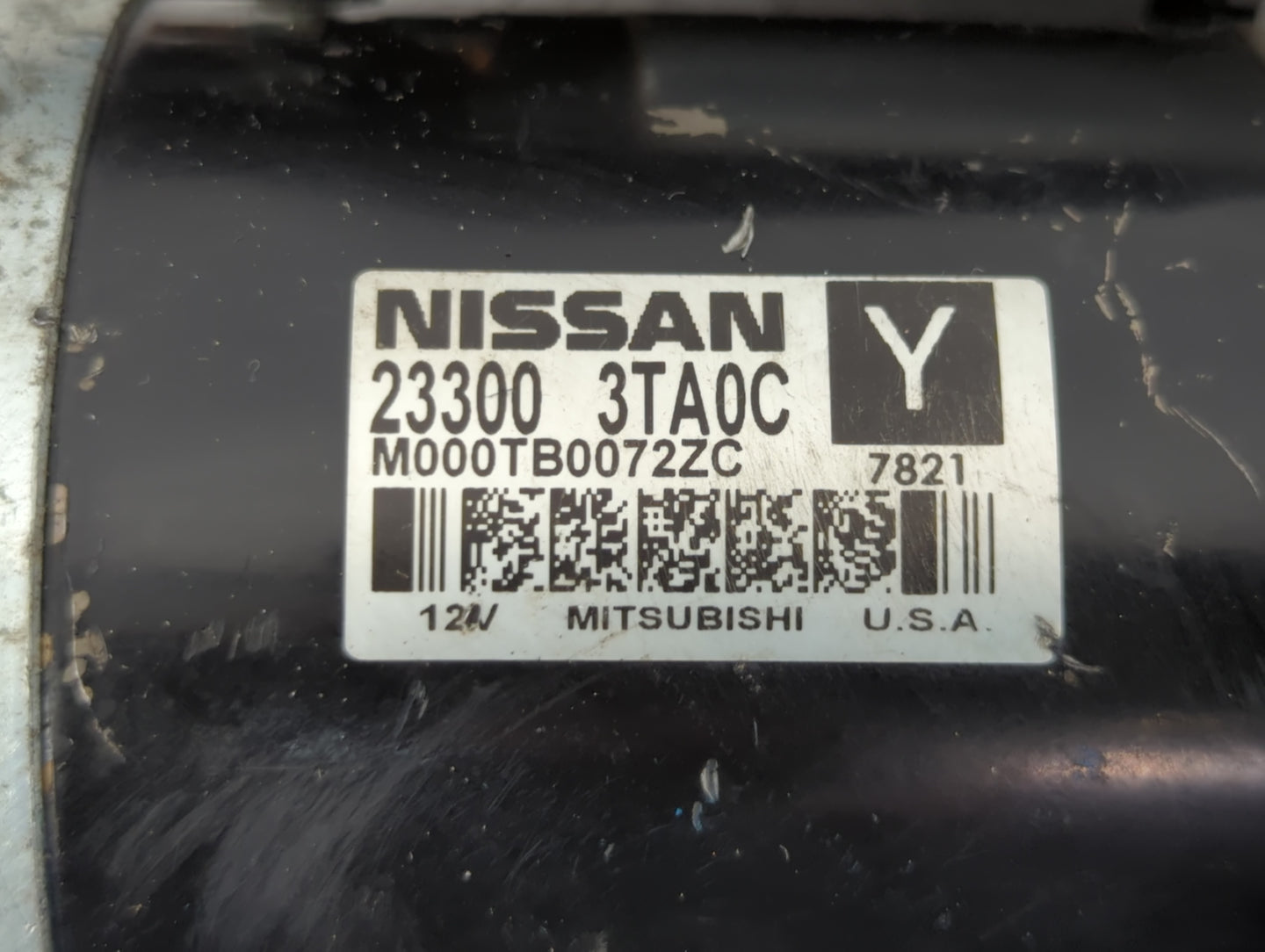 2013-2018 Nissan Altima Car Starter Motor Solenoid OEM P/N:M000TB0072ZC 23300 3TA0C Fits Fits 2013 2014 2015 2016 2017 2018 