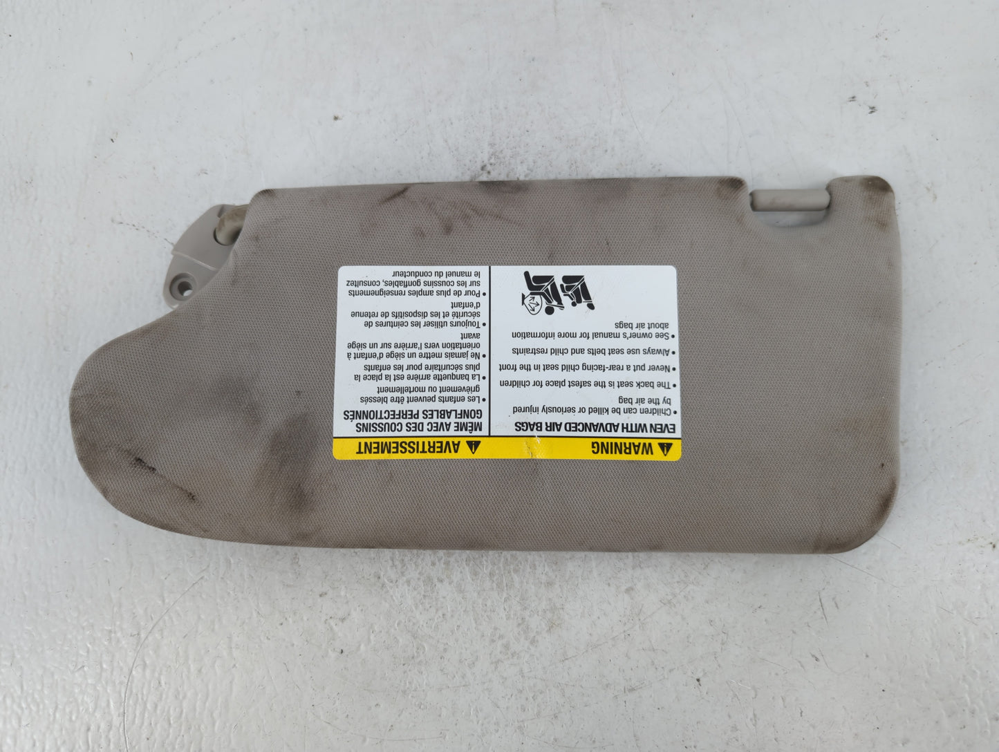 2013-2018 Nissan Altima Sun Visor Shade Replacement Passenger Right Mirror Fits Fits 2013 2014 2015 2016 2017 2018 OEM Used 