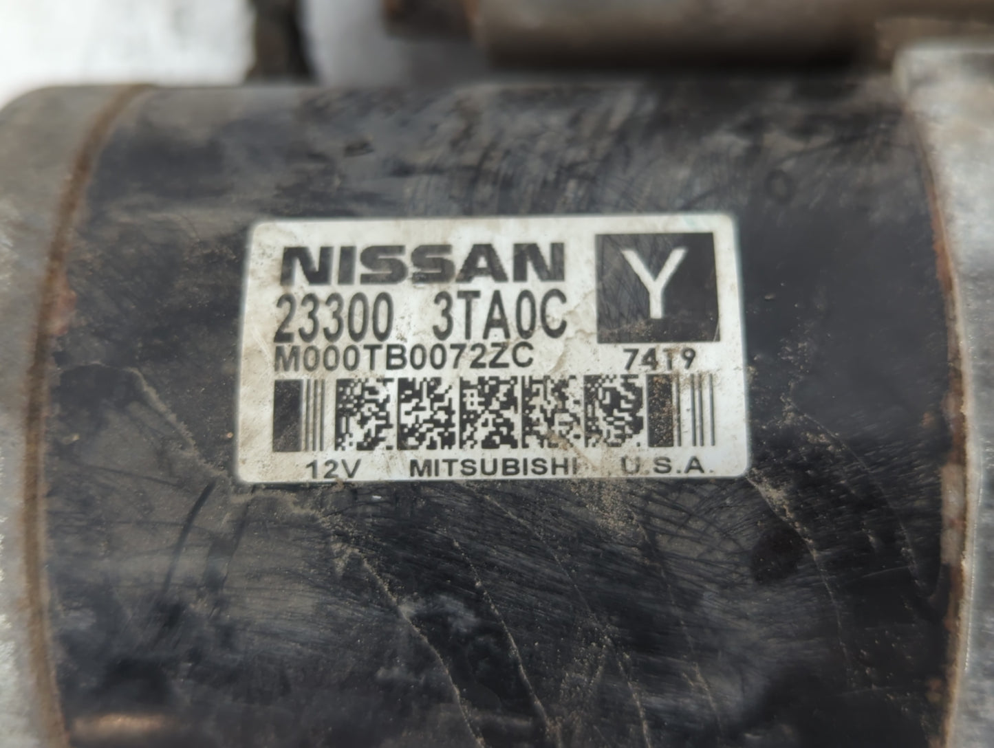 2013-2018 Nissan Altima Car Starter Motor Solenoid OEM P/N:M000TB0072ZC 23300 3TA0C Fits Fits 2013 2014 2015 2016 2017 2018 