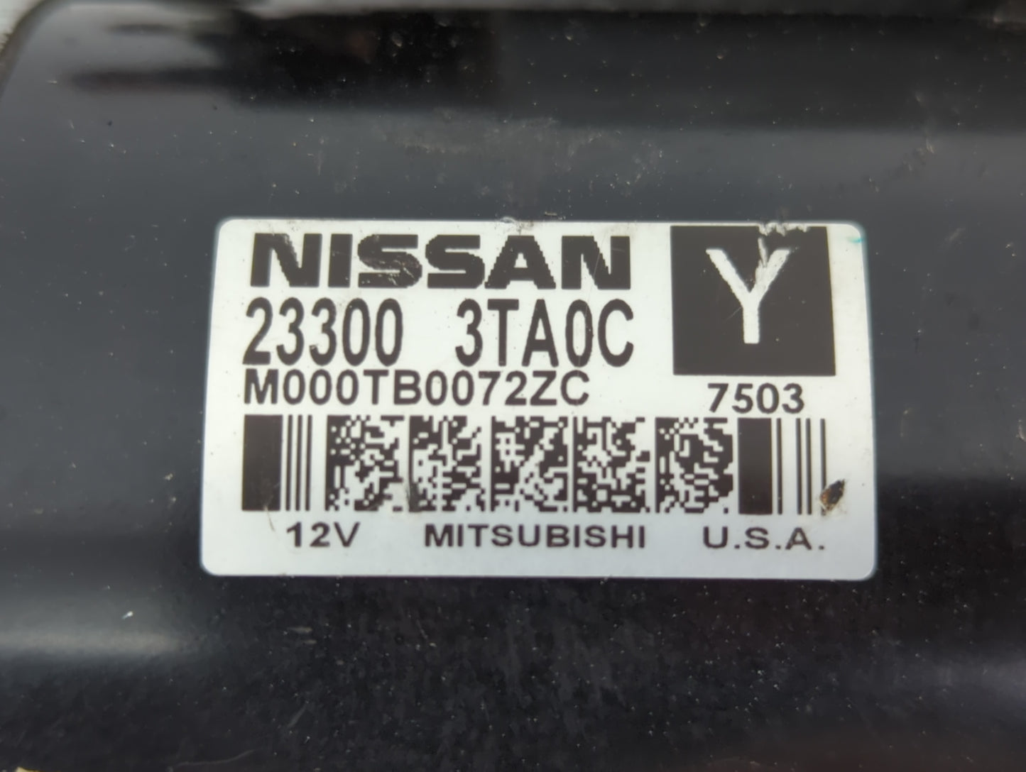 2013-2018 Nissan Altima Car Starter Motor Solenoid OEM P/N:23300 3TA0C M000TB0071ZC Fits Fits 2013 2014 2015 2016 2017 2018 