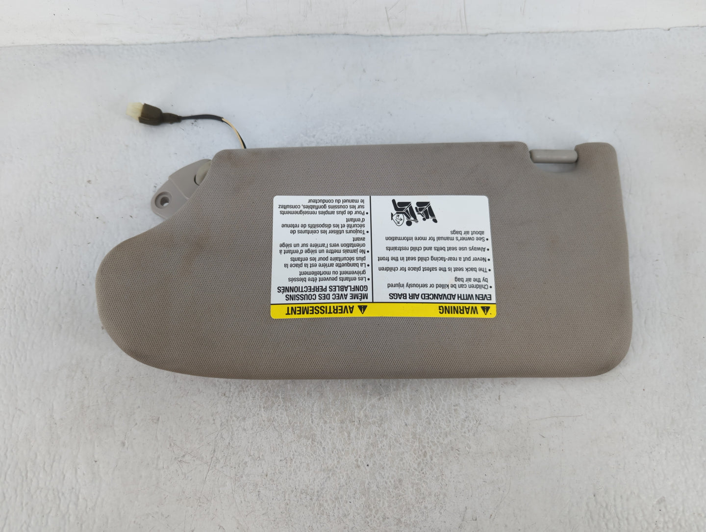 2013-2017 Nissan Altima Sun Visor Shade Replacement Driver Left Mirror Fits Fits 2013 2014 2015 2016 2017 OEM Used Auto Part