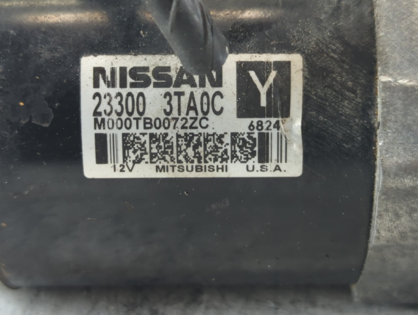 2013-2018 Nissan Altima Car Starter Motor Solenoid OEM P/N:M000TB0072ZC 23300 3TA0C Fits Fits 2013 2014 2015 2016 2017 2018 