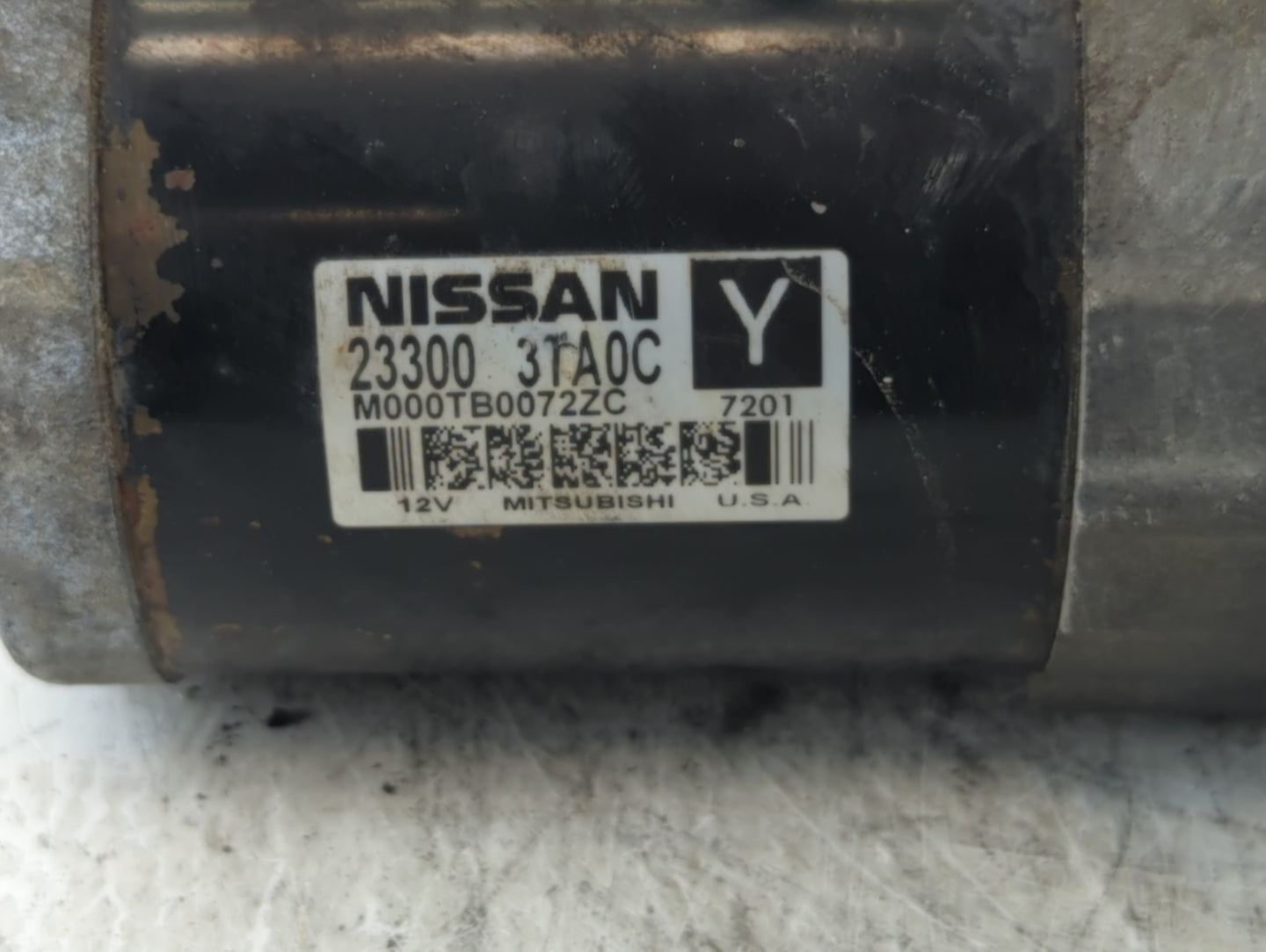 2013-2018 Nissan Altima Car Starter Motor Solenoid OEM P/N:M000TB0072ZC 23300 3TA0A Fits Fits 2013 2014 2015 2016 2017 2018 