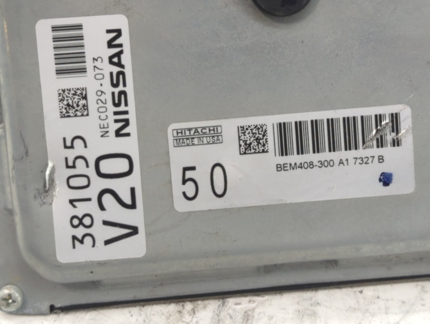 2016-2017 Nissan Altima PCM Engine Control Computer ECU ECM PCU OEM P/N:BEM408-300 A1 7327 B NEC029-073 Fits Fits 2016 2017 