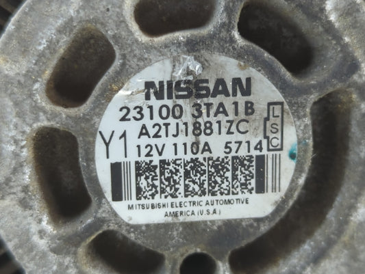 2013-2017 Nissan Altima Alternator Replacement Generator Charging Assembly Engine OEM P/N:A2TJ1881ZC 23100 3TA1B Fits OEM Used Auto Parts