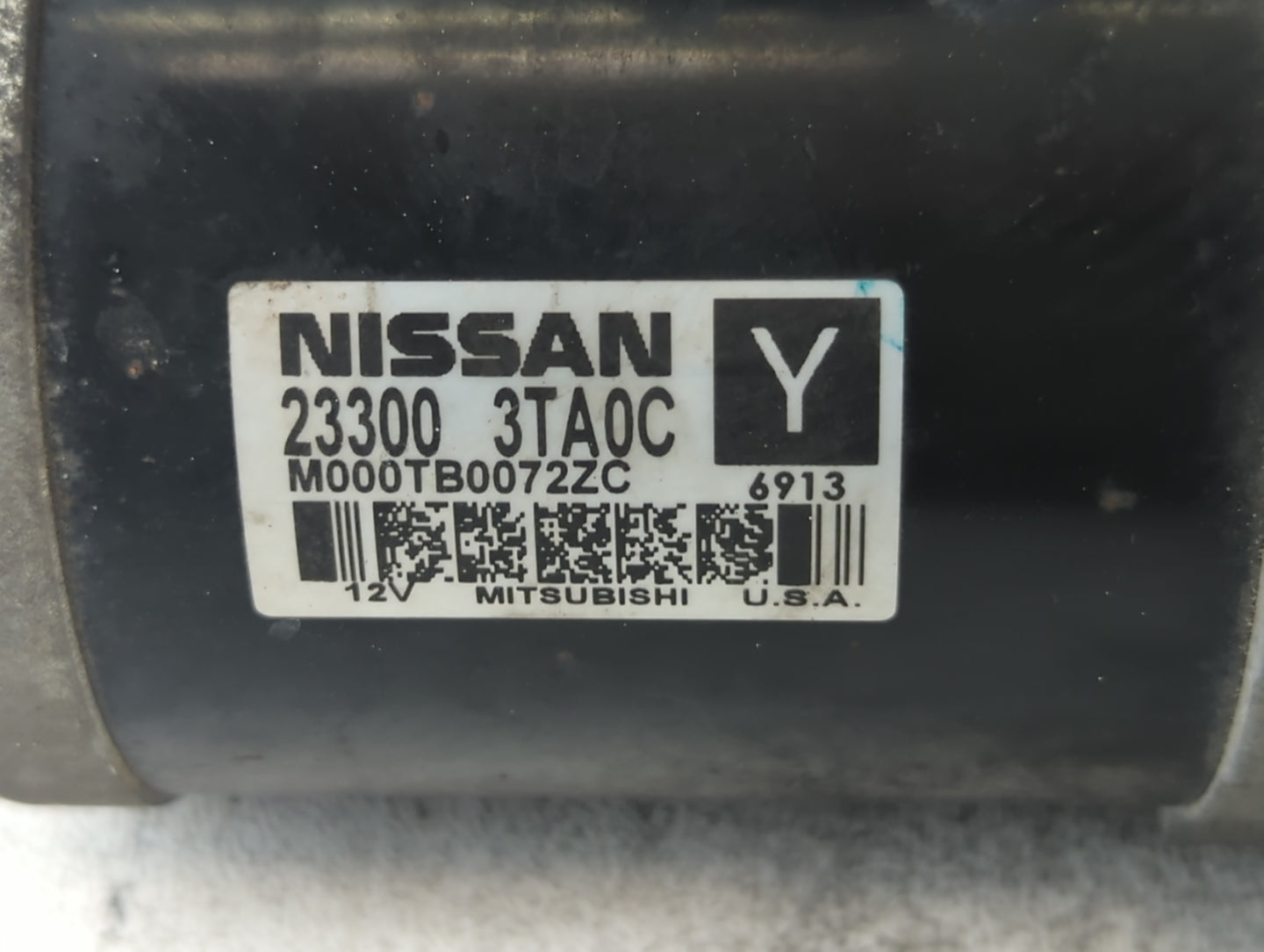 2013-2018 Nissan Altima Car Starter Motor Solenoid OEM P/N:23300 3TA0C M000TB0071ZC Fits Fits 2013 2014 2015 2016 2017 2018 
