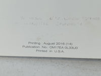 2017 Nissan Altima Owners Manual Book Guide P/N:OM17EA OL33U0 OEM Used Auto Parts - Oemusedautoparts1.com