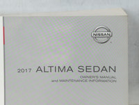 2017 Nissan Altima Owners Manual Book Guide P/N:OM17EA OL33U0 OEM Used Auto Parts - Oemusedautoparts1.com
