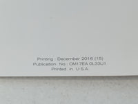 2017 Nissan Altima Owners Manual Book Guide P/N:OM17EA 0L33U1 OEM Used Auto Parts - Oemusedautoparts1.com