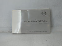 2017 Nissan Altima Owners Manual Book Guide P/N:OM17EA OL33U0 OEM Used Auto Parts - Oemusedautoparts1.com