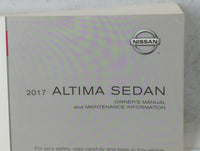 2017 Nissan Altima Owners Manual Book Guide P/N:OM17EA 0L33U0 OEM Used Auto Parts - Oemusedautoparts1.com