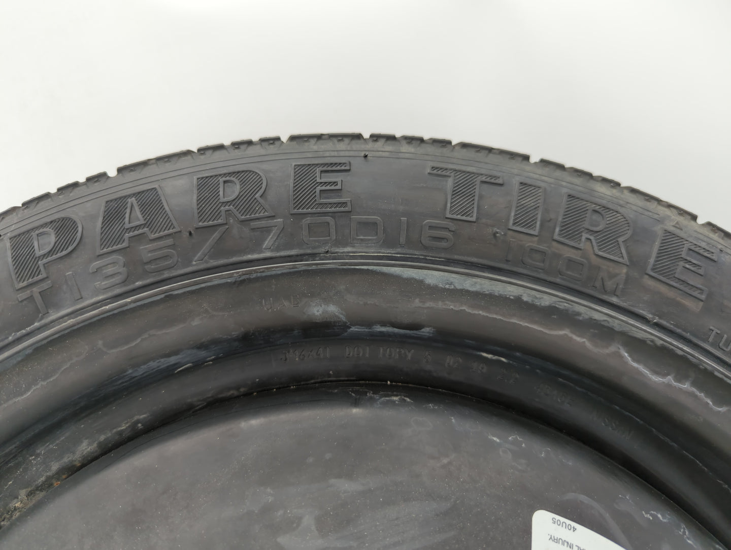 2013-2018 Nissan Altima Spare Donut Tire Wheel Rim Oem - Oemusedautoparts1.com