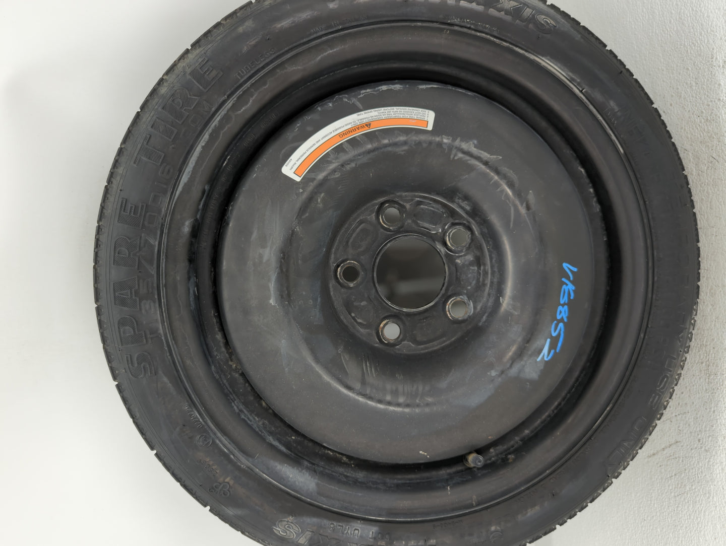 2013-2018 Nissan Altima Spare Donut Tire Wheel Rim Oem - Oemusedautoparts1.com
