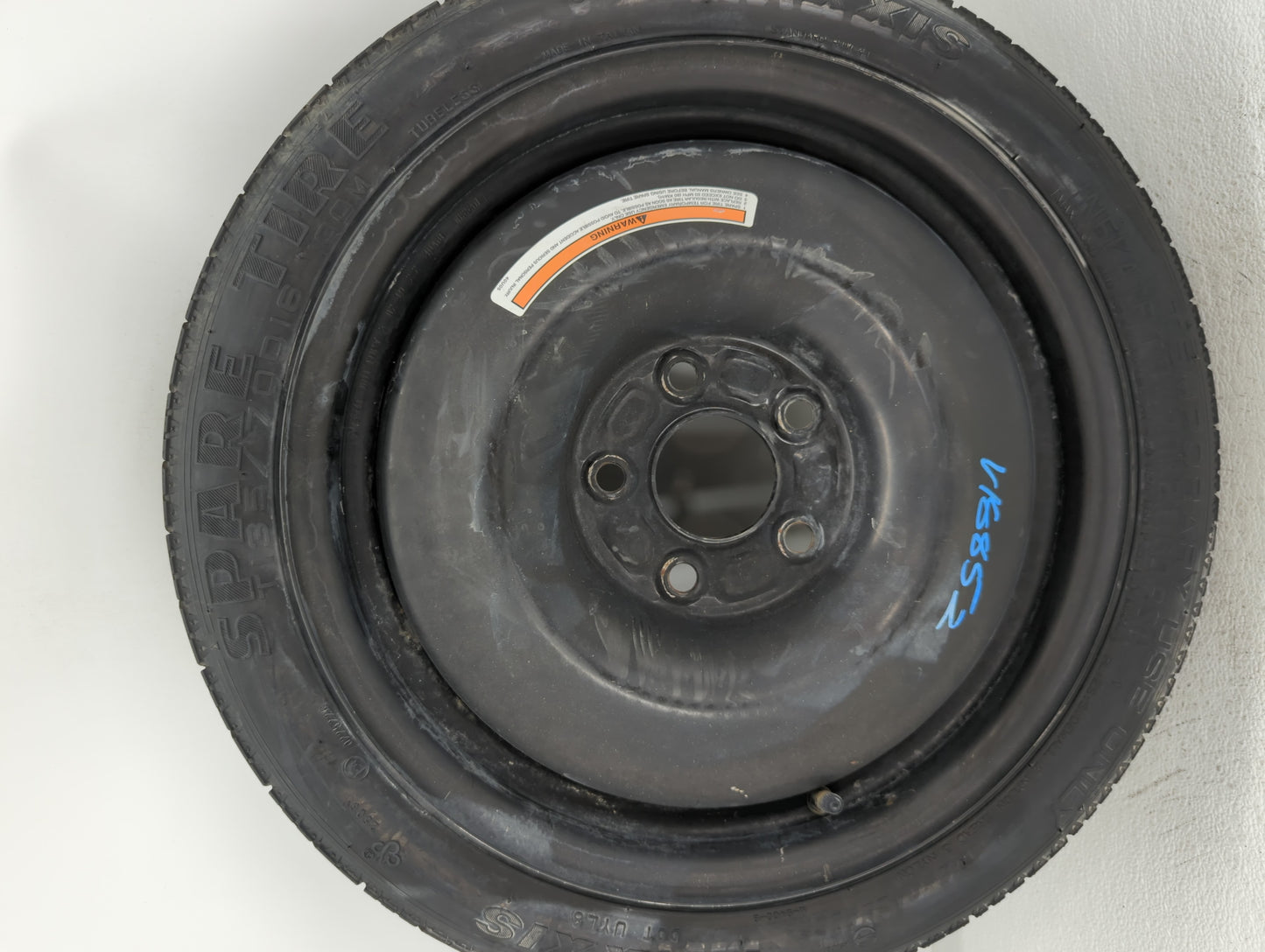 2013-2018 Nissan Altima Spare Donut Tire Wheel Rim Oem - Oemusedautoparts1.com