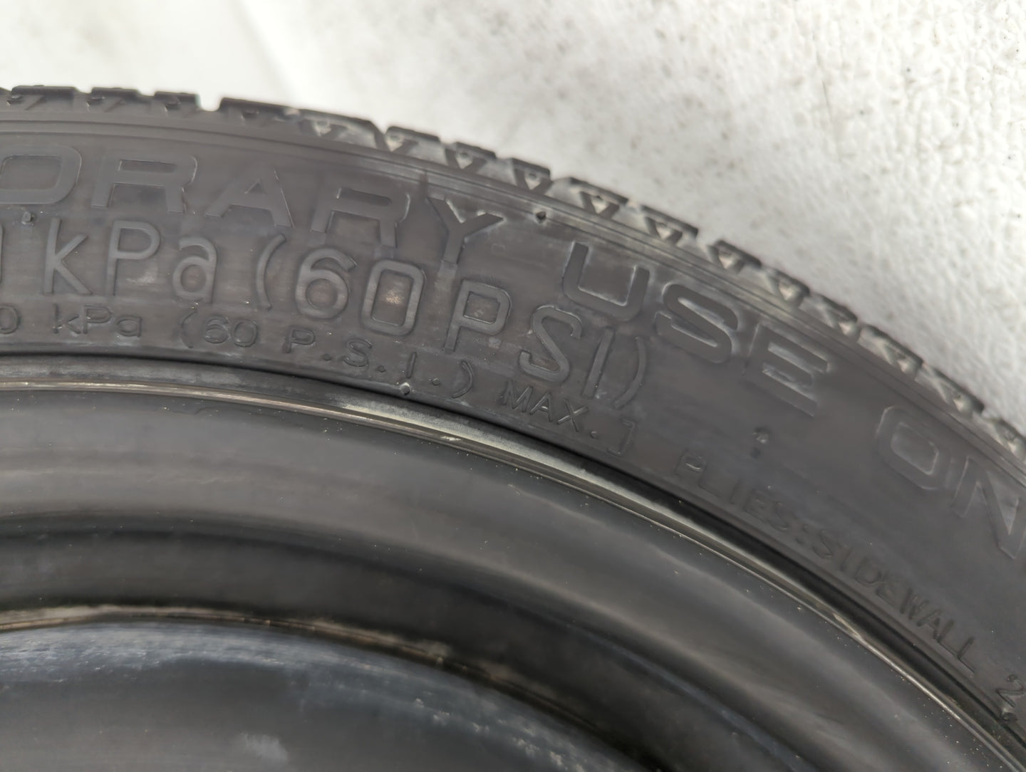 2013-2018 Nissan Altima Spare Donut Tire Wheel Rim Oem - Oemusedautoparts1.com