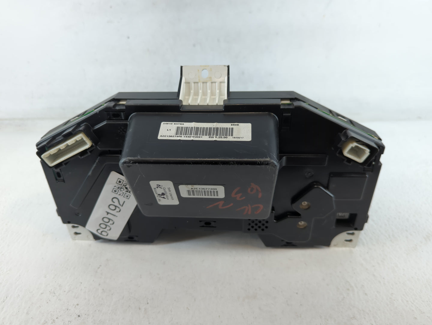 2017 Nissan Altima Instrument Cluster Speedometer Gauges P/N:24810-9HT8A Fits OEM Used Auto Parts - Oemusedautoparts1.com