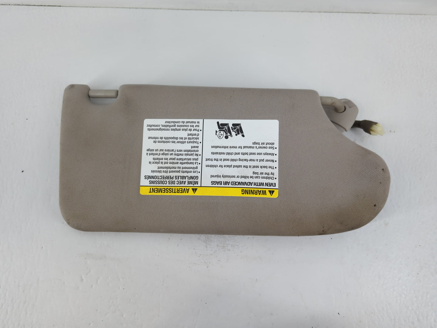 2013-2017 Nissan Altima Sun Visor Shade Replacement Driver Left Mirror Fits Fits 2013 2014 2015 2016 2017 OEM Used Auto Part