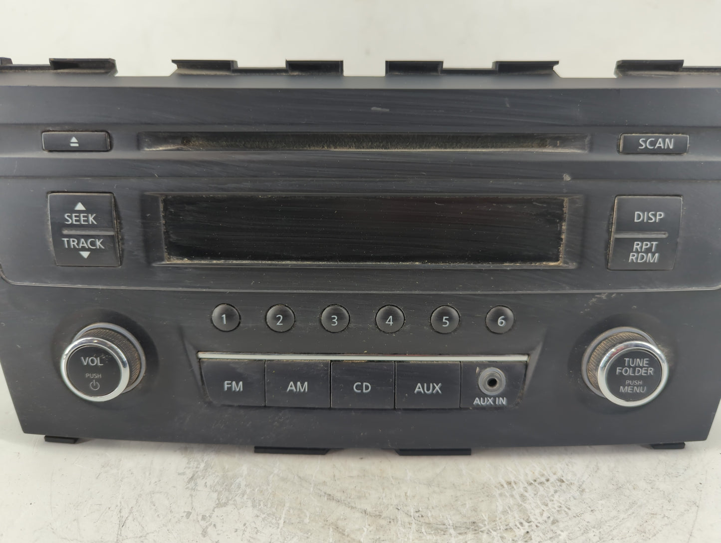 2016-2017 Nissan Altima Radio AM FM Cd Player Receiver Replacement P/N:28185 9HR0A Fits Fits 2016 2017 OEM Used Auto Parts -