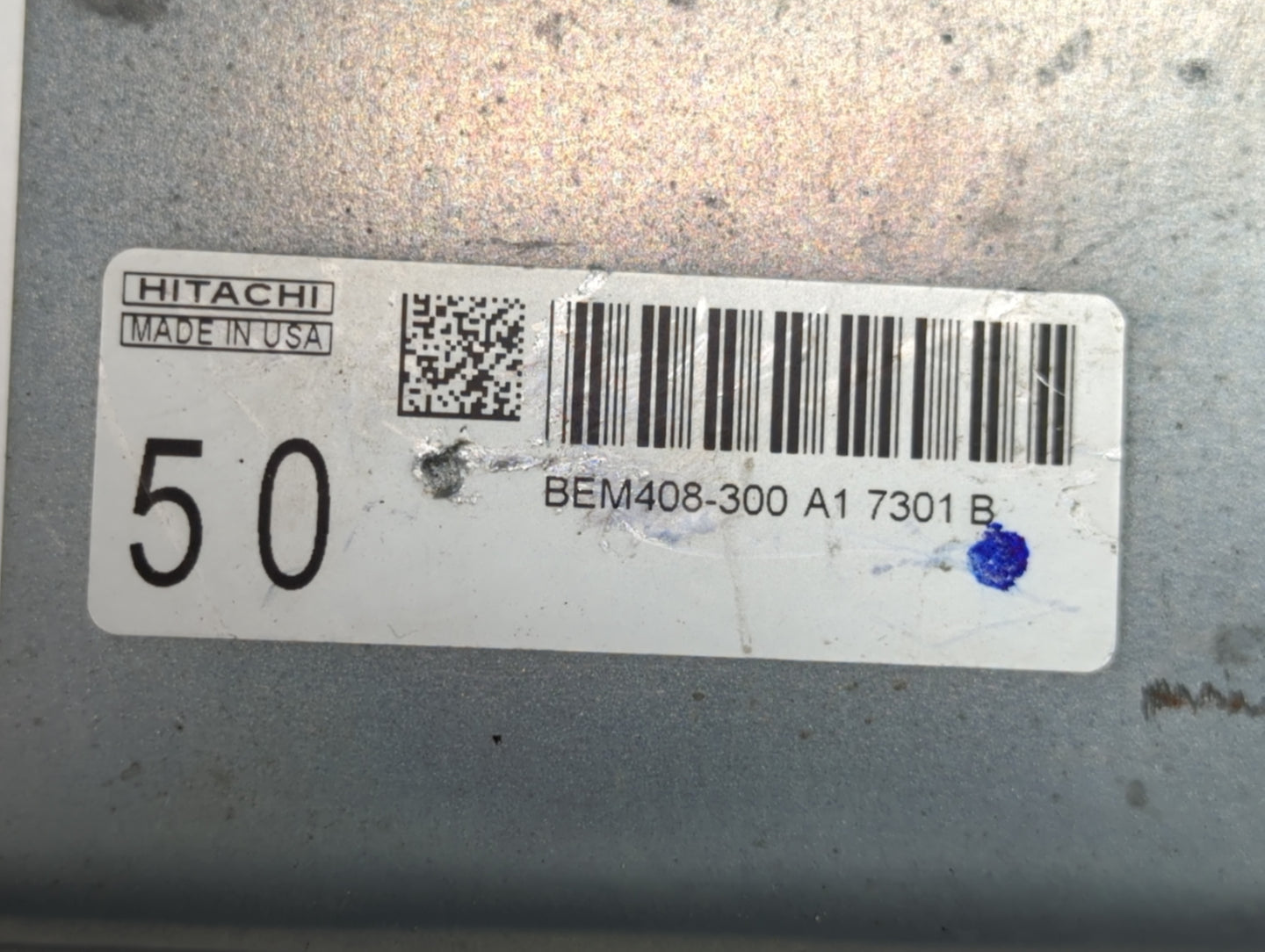 2016-2017 Nissan Altima PCM Engine Control Computer ECU ECM PCU OEM P/N:BEM408-300 A1 7301 B Fits Fits 2016 2017 OEM Used Au