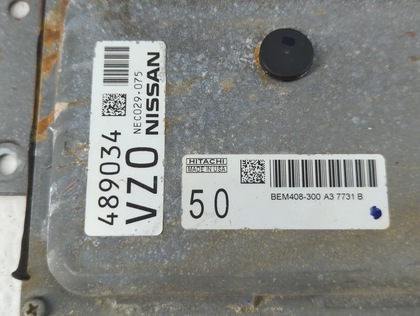 2016-2017 Nissan Altima PCM Engine Control Computer ECU ECM PCU OEM P/N:NEC029-075 489034, BEM408-300 A3 7731B Fits Fits 201