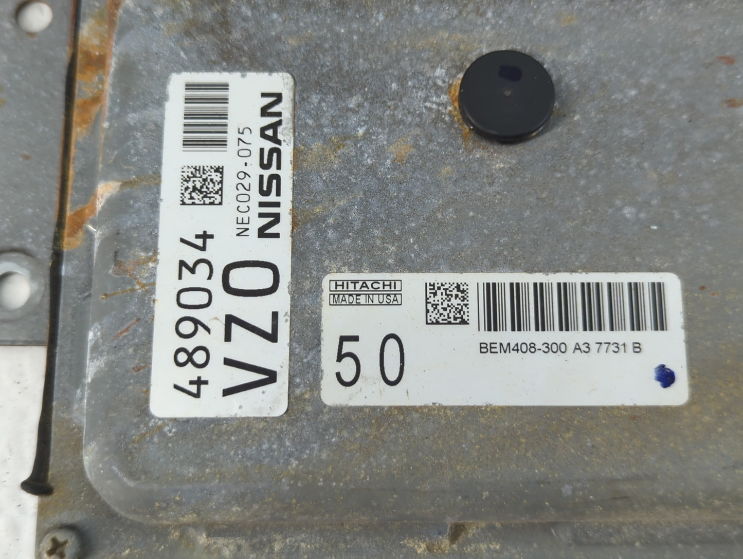 2016-2017 Nissan Altima PCM Engine Control Computer ECU ECM PCU OEM P/N:NEC029-075 489034, BEM408-300 A3 7731B Fits Fits 201